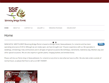 Tablet Screenshot of bloomingbridgeflorist.com